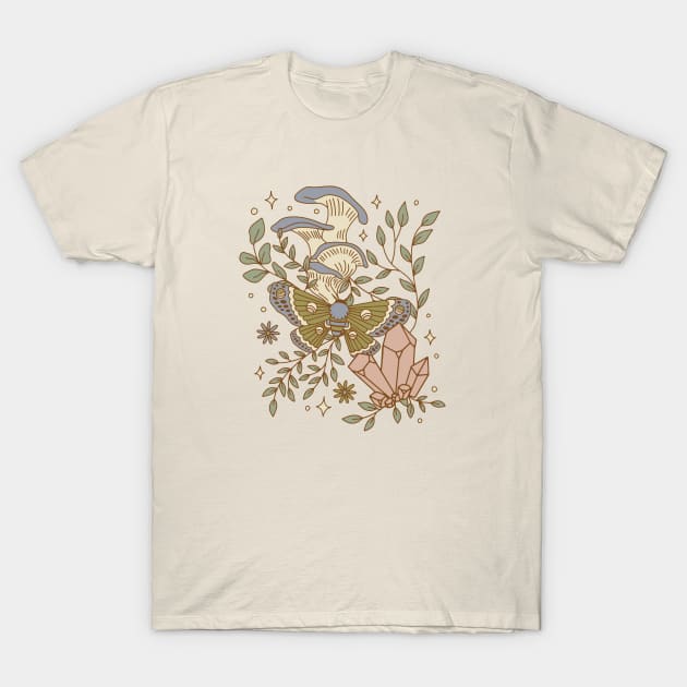 Whimsical Curiosities - Olive T-Shirt by latheandquill